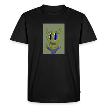 Alien - Men's Premium Organic T-Shirt - black - Front - Nico (187cm)