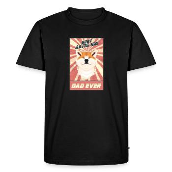 Meilleur Akita Inu Dad Ever I Akita Inu Lover - T-shirt Premium bio Homme - noir - Devant - Nico (187cm)