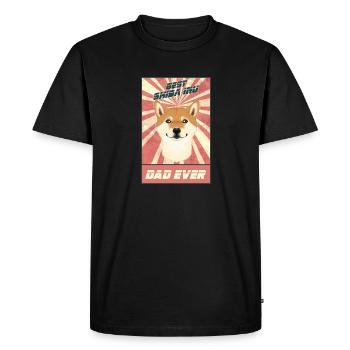 Meilleur père Shiba Inu Jamais Moi Shiba Inu Lover - T-shirt Premium bio Homme - noir - Devant - Nico (187cm)