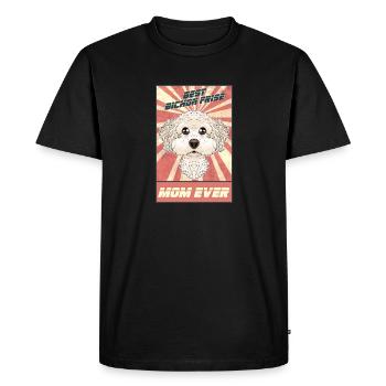 Meilleure maman frise Bichon Ever I Bichon Lover - T-shirt Premium bio Homme - noir - Devant - Nico (187cm)
