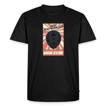Meilleure maman terre-neuve de tous les temps I Terre-Neuve Lover - T-shirt Premium bio Homme - noir - Devant - Nico (187cm)