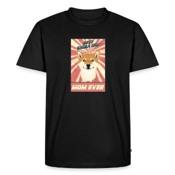 Meilleure maman Shiba Inu de tous les temps I Shiba Inu Lover - T-shirt Premium bio Homme - noir - Devant - Nico (187cm)