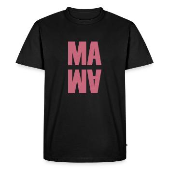 Mom | Mother | Mother’s Day - Men's Premium Organic T-Shirt - black - Front - Nico (187cm)