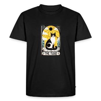 Tarot de lutin - T-shirt Premium bio Homme - noir - Devant - Nico (187cm)