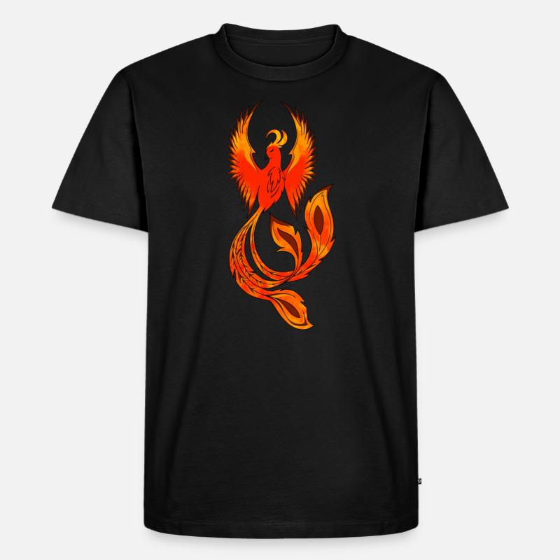 Phönix - Männer Premium Bio T-Shirt - Schwarz