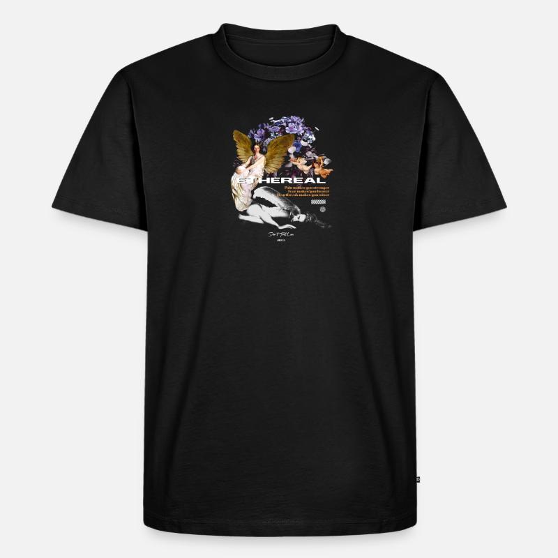 Ethereal/Ästhetik - Männer Premium Bio T-Shirt - Schwarz