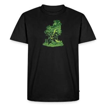 Graffiti Spray Canettes Street Art - T-shirt Premium bio Homme - noir - Devant - Nico (187cm)