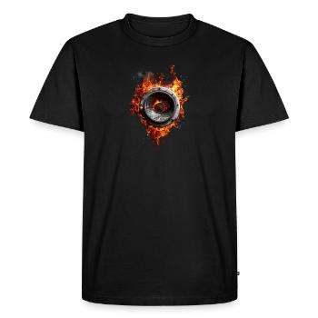 Music Box Speaker Bass Heavy Metal Speaker Cabinet - Men's Premium Organic T-Shirt - black - Front - Nico (187cm)