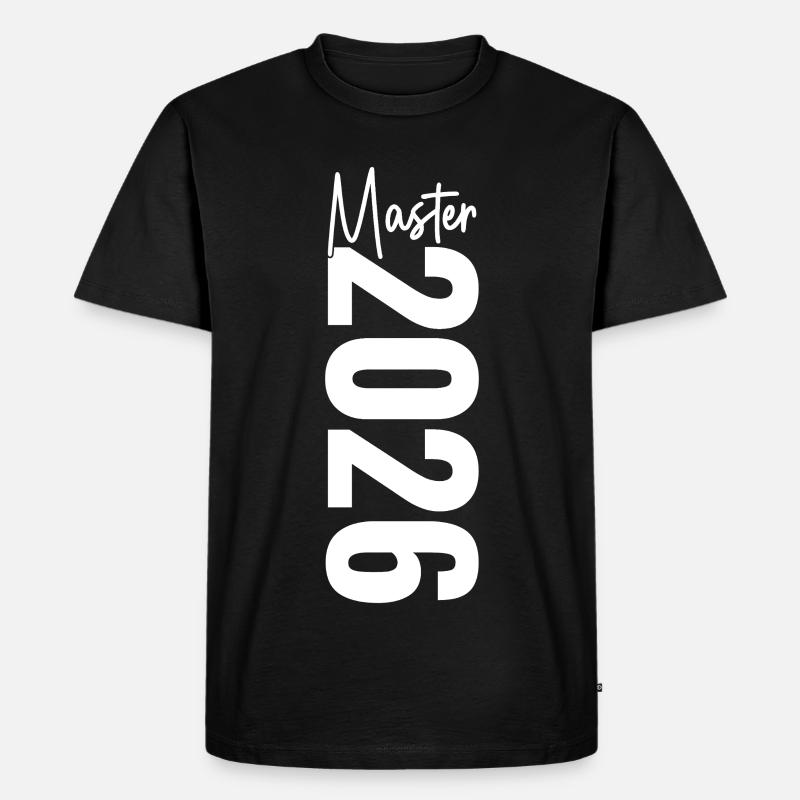 Master 2026 - Männer Premium Bio T-Shirt - Schwarz