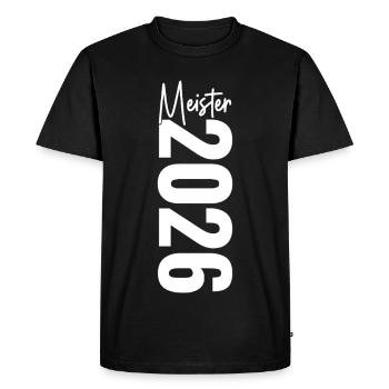 Champion 2026 - T-shirt Premium bio Homme - noir - Devant - Nico (187cm)