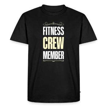 Équipe de remise en forme - T-shirt Premium bio Homme - noir - Devant - Nico (187cm)
