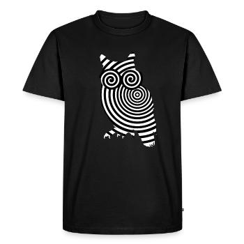 hile illusion yeux illusion optique - T-shirt Premium bio Homme - noir - Devant - Nico (187cm)