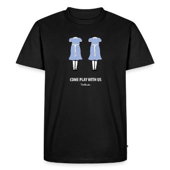 Shining - Men's Premium Organic T-Shirt - black - Front - Nico (187cm)