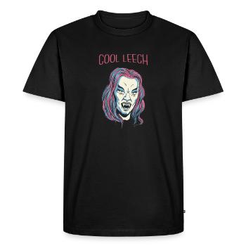 Cool Vampire Retro Halloween Beautiful Hot Fashion - Men's Premium Organic T-Shirt - black - Front - Nico (187cm)