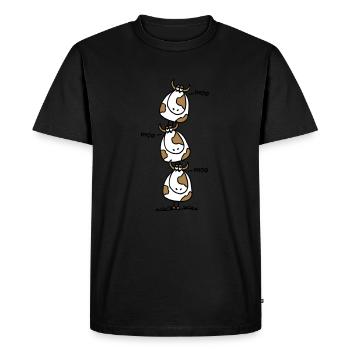 kuehe_3c - T-shirt Premium bio Homme - noir - Devant - Nico (187cm)
