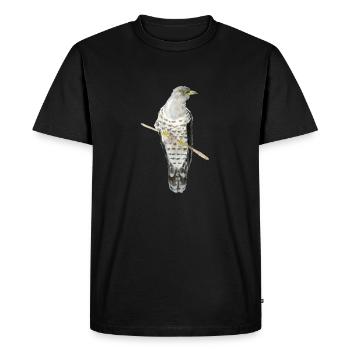 Coucou - T-shirt Premium bio Homme - noir - Devant - Nico (187cm)