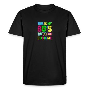 This is my 80s Costume - Retro Party - T-shirt Premium bio Homme - noir - Devant - Nico (187cm)