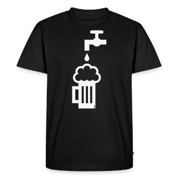 XBayrisches Original (Blanc) - T-shirt Premium bio Homme - noir - Devant - Nico (187cm)
