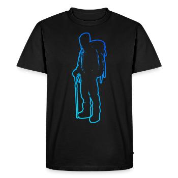 Women's Climbing Bouldering Climber Bouldering - Men's Premium Organic T-Shirt - black - Front - Nico (187cm)