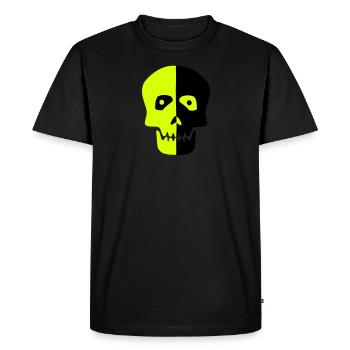 frais - T-shirt Premium bio Homme - noir - Devant - Nico (187cm)