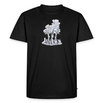 Discothèque Nightlife Club - T-shirt Premium bio Homme - noir - Devant - Nico (187cm)