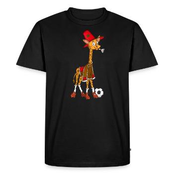 Giraffe Fan Morocco - Men's Premium Organic T-Shirt - black - Front - Nico (187cm)