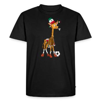 Giraffe Fan Mexique - T-shirt Premium bio Homme - noir - Devant - Nico (187cm)