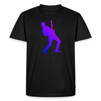 Guitariste électrique pour hommes Femmes - T-shirt Premium bio Homme - noir - Devant - Nico (187cm)