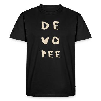 Dark Wave Electro Pop dm – Scène des années 80 - T-shirt Premium bio Homme - noir - Devant - Nico (187cm)