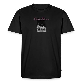 Law of the street - Men's Premium Organic T-Shirt - black - Front - Nico (187cm)