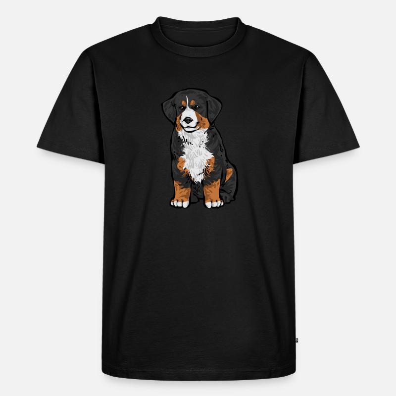Berner Sennenhund - Männer Premium Bio T-Shirt - Schwarz