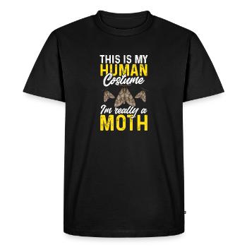 Moths Insect Collector Entomologist - Men's Premium Organic T-Shirt - black - Front - Nico (187cm)