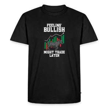 Trading Crypto Stock Market Investor Day Trader - Men's Premium Organic T-Shirt - black - Front - Nico (187cm)