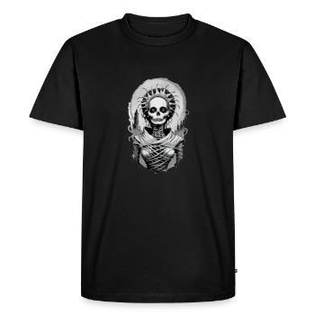 portrait d une momie 1 - T-shirt Premium bio Homme - noir - Devant - Nico (187cm)