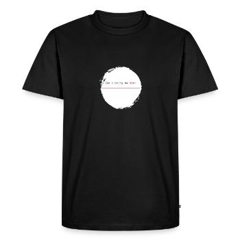 Can't bring me down - red - Men's Premium Organic T-Shirt - black - Front - Nico (187cm)