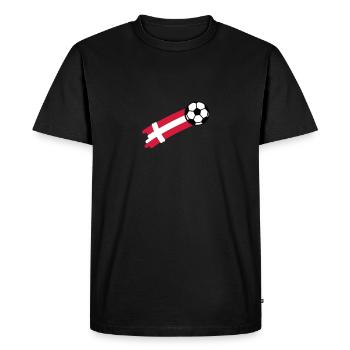 daenemark fussballflagge - T-shirt Premium bio Homme - noir - Devant - Nico (187cm)