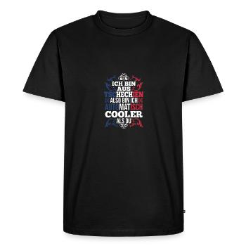 Czechs Czech Czech Republic - Men's Premium Organic T-Shirt - black - Front - Nico (187cm)