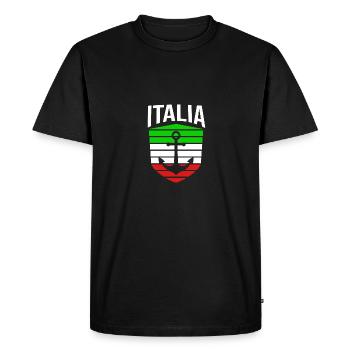 Italie Italien Italien Italie - T-shirt Premium bio Homme - noir - Devant - Nico (187cm)