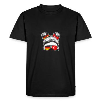 Turcs, Allemagne, Turquie - T-shirt Premium bio Homme - noir - Devant - Nico (187cm)