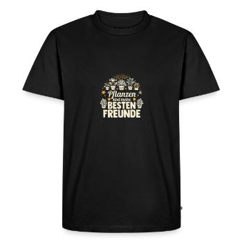 Gardener Hobby Gardener Garden - Men's Premium Organic T-Shirt - black - Front - Nico (187cm)