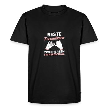 Meilleur ami - T-shirt Premium bio Homme - noir - Devant - Nico (187cm)