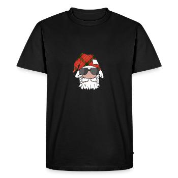 Noël Noël Gnome de Noël - T-shirt Premium bio Homme - noir - Devant - Nico (187cm)