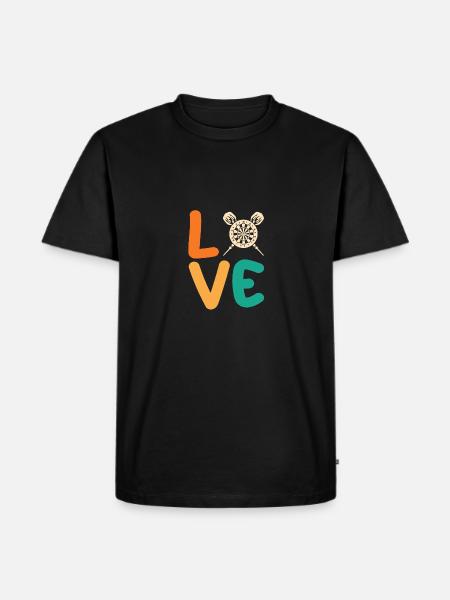 Darts player Darts - Men's Premium Organic T-Shirt - black