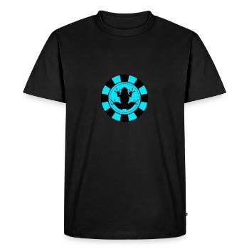 LUZILLION CODER COUTURE, CODE AND BUGS - Men's Premium Organic T-Shirt - black - Front - Nico (187cm)