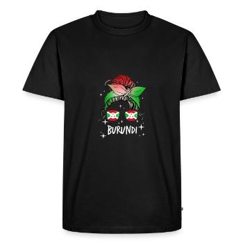 Burundi - T-shirt Premium bio Homme - noir - Devant - Nico (187cm)