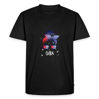 Cuba - T-shirt Premium bio Homme - noir - Devant - Nico (187cm)