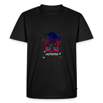 Liechtenstein - T-shirt Premium bio Homme - noir - Devant - Nico (187cm)