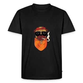 Ne plus parler, mais traverser : Billard-Liebhab - T-shirt Premium bio Homme - noir - Devant - Nico (187cm)