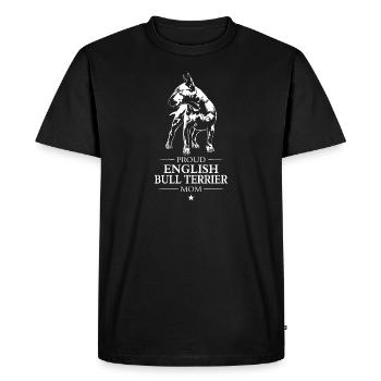 English Bull Terrier Mom Bull Terrier Dog Wilsigns - Men's Premium Organic T-Shirt - black - Front - Nico (187cm)