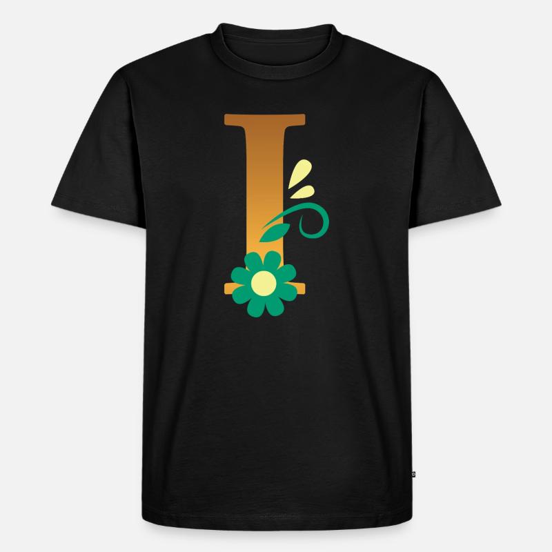 I - Männer Premium Bio T-Shirt - Schwarz